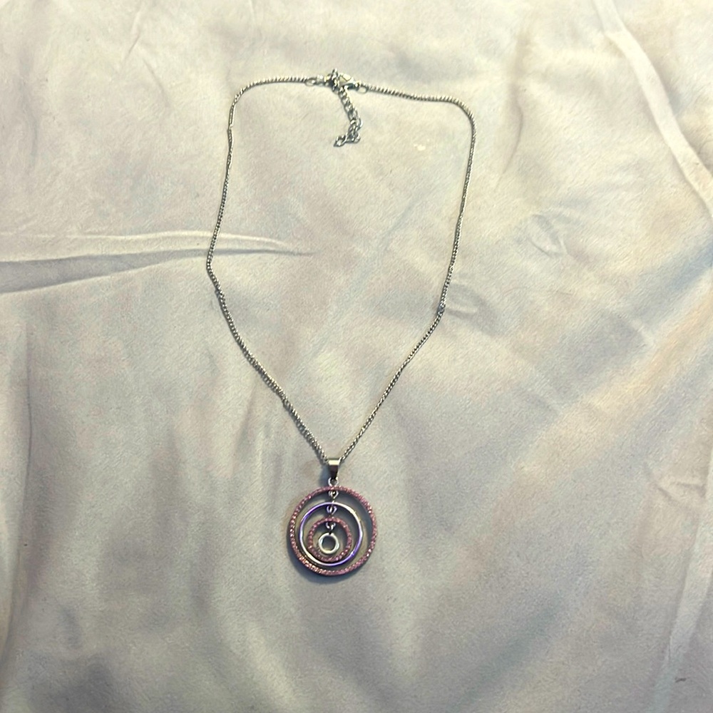 ⭐️Paparazzi pink and silver necklace vintage